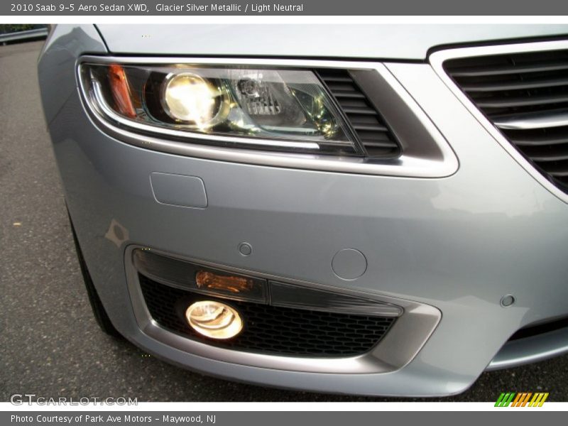 Glacier Silver Metallic / Light Neutral 2010 Saab 9-5 Aero Sedan XWD