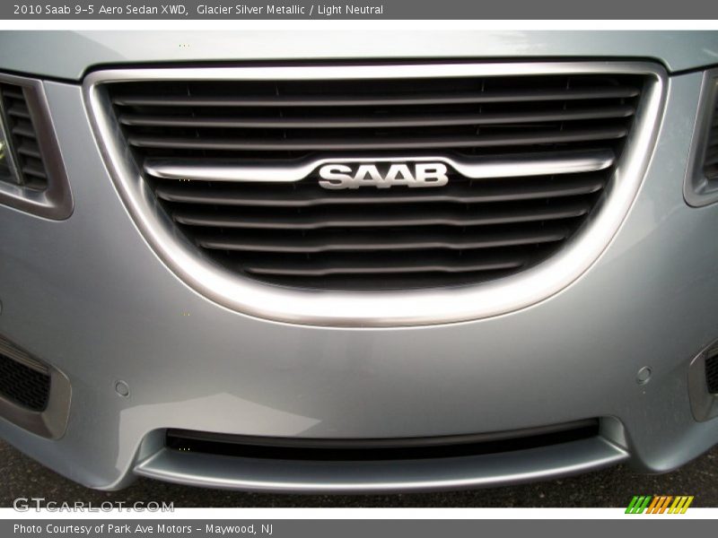 Glacier Silver Metallic / Light Neutral 2010 Saab 9-5 Aero Sedan XWD