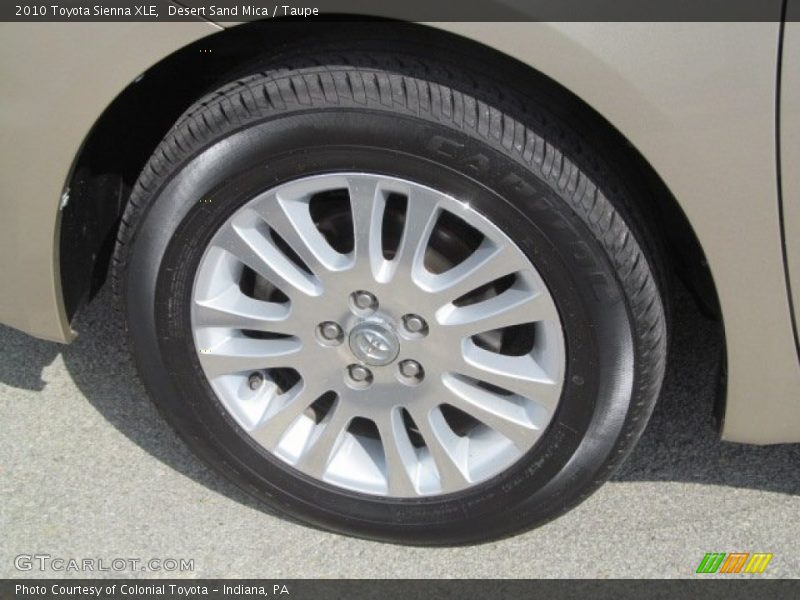 Desert Sand Mica / Taupe 2010 Toyota Sienna XLE