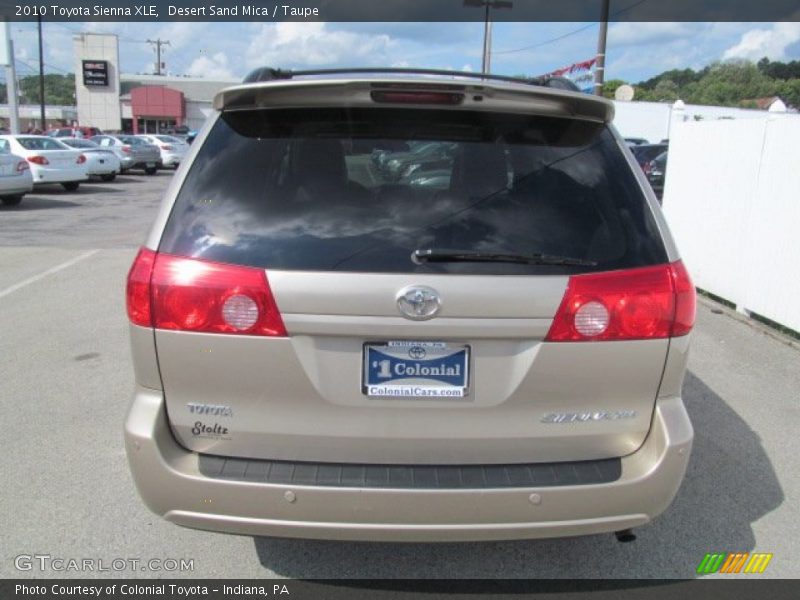 Desert Sand Mica / Taupe 2010 Toyota Sienna XLE