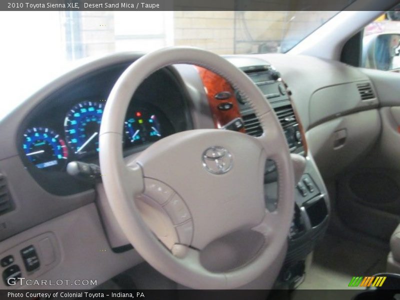 Desert Sand Mica / Taupe 2010 Toyota Sienna XLE