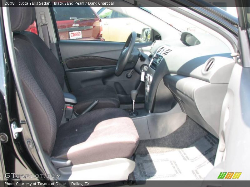 Black Sand Pearl / Dark Charcoal 2008 Toyota Yaris Sedan