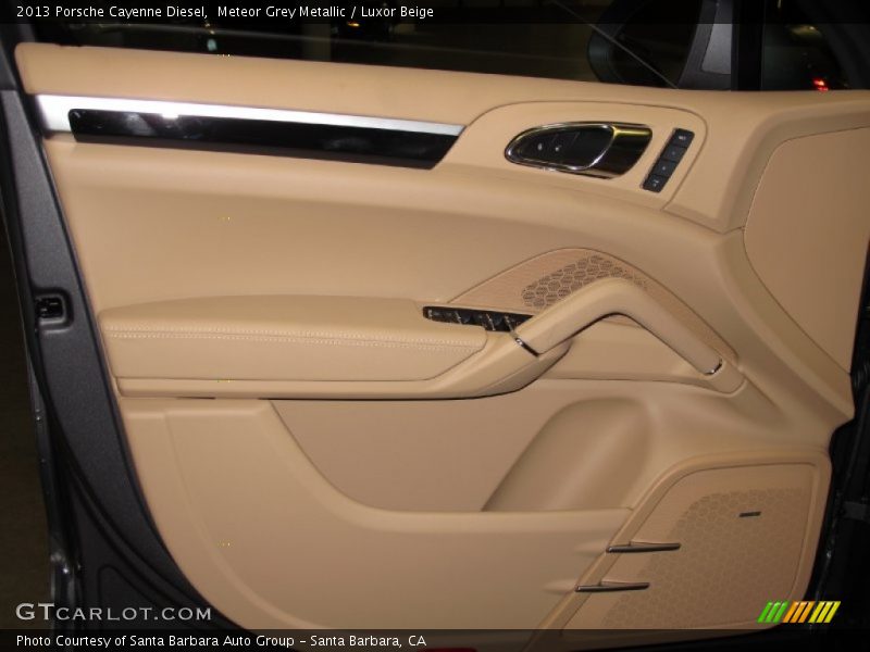 Meteor Grey Metallic / Luxor Beige 2013 Porsche Cayenne Diesel