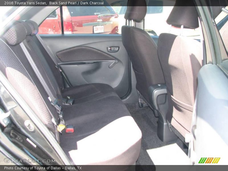 Black Sand Pearl / Dark Charcoal 2008 Toyota Yaris Sedan