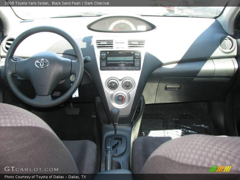 Black Sand Pearl / Dark Charcoal 2008 Toyota Yaris Sedan