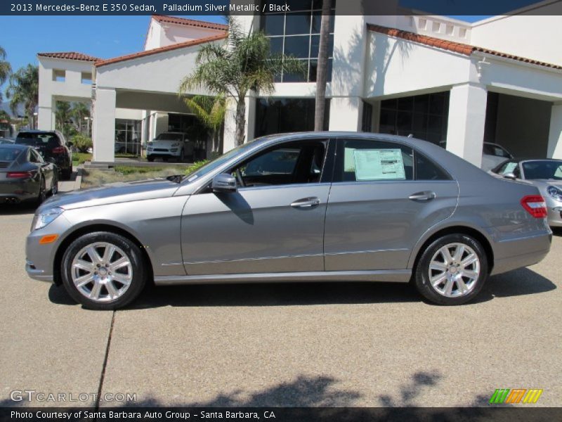 Palladium Silver Metallic / Black 2013 Mercedes-Benz E 350 Sedan