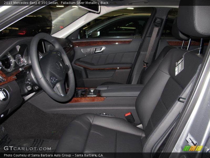 Palladium Silver Metallic / Black 2013 Mercedes-Benz E 350 Sedan