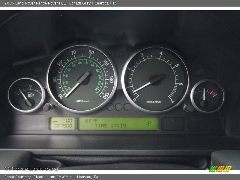  2006 Range Rover HSE HSE Gauges