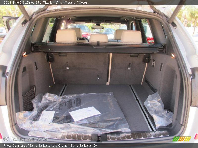 Titanium Silver Metallic / Oyster 2013 BMW X3 xDrive 35i