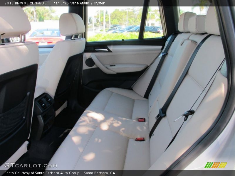 Titanium Silver Metallic / Oyster 2013 BMW X3 xDrive 35i