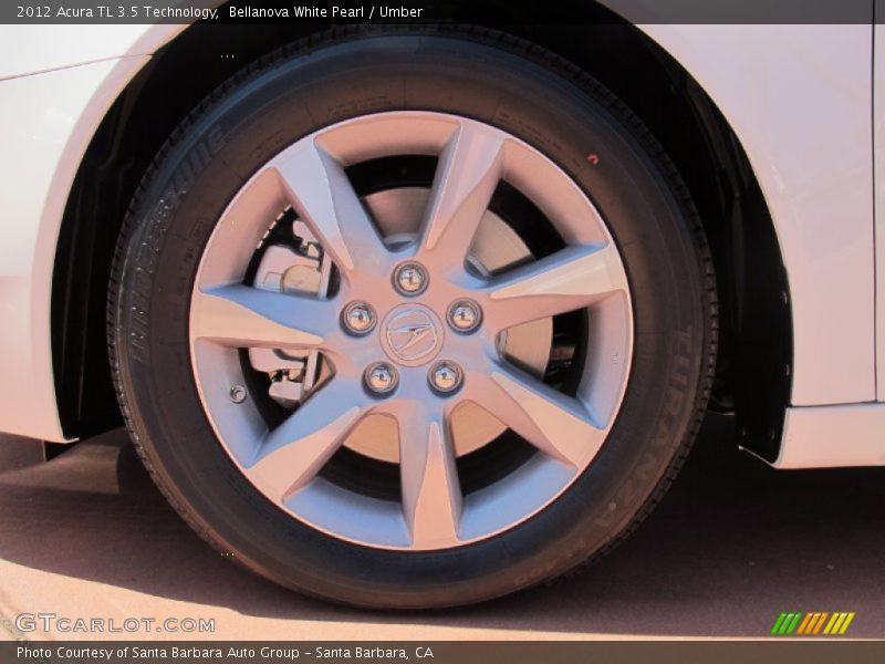 Bellanova White Pearl / Umber 2012 Acura TL 3.5 Technology