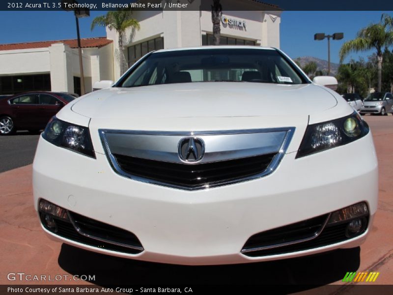 Bellanova White Pearl / Umber 2012 Acura TL 3.5 Technology