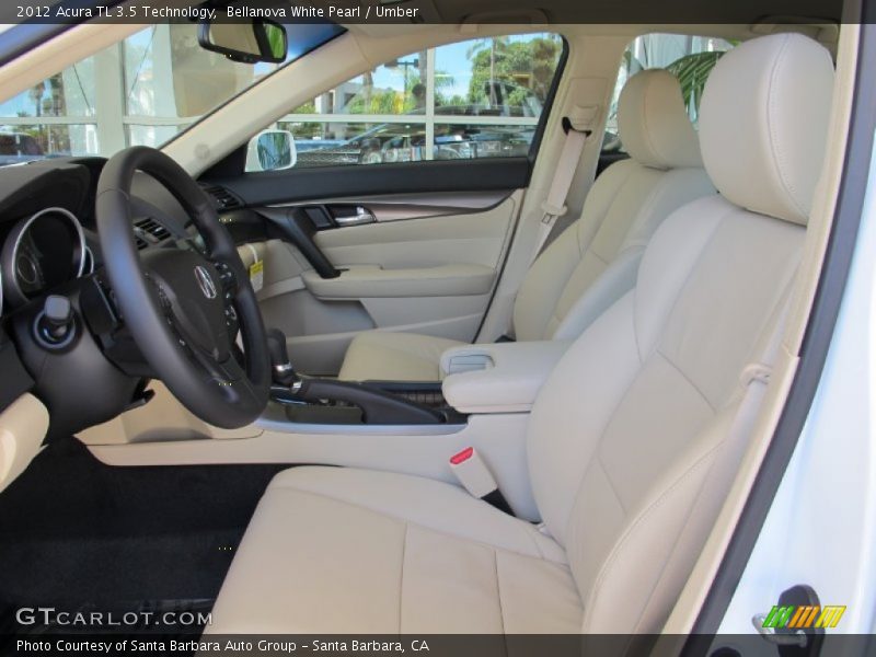 Bellanova White Pearl / Umber 2012 Acura TL 3.5 Technology