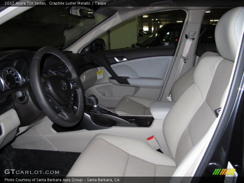 Graphite Luster Metallic / Taupe 2012 Acura TSX Sedan