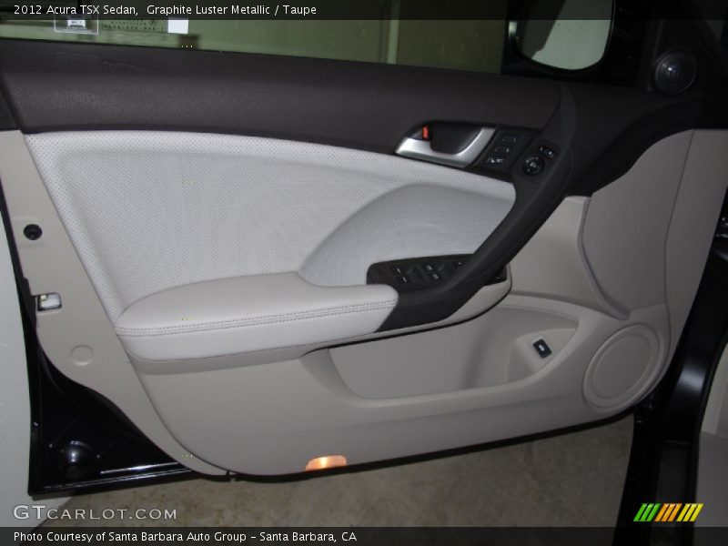 Graphite Luster Metallic / Taupe 2012 Acura TSX Sedan