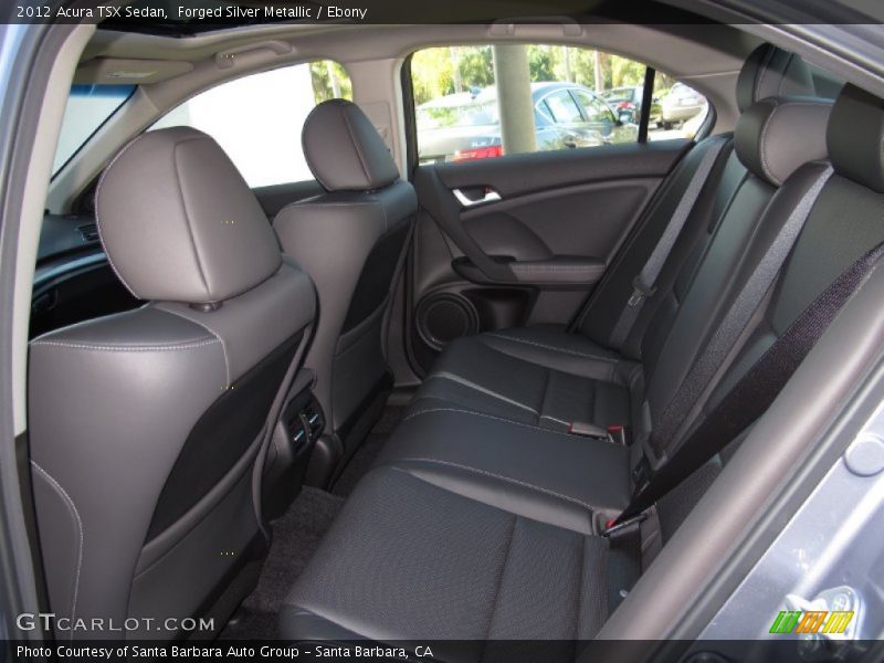 Forged Silver Metallic / Ebony 2012 Acura TSX Sedan