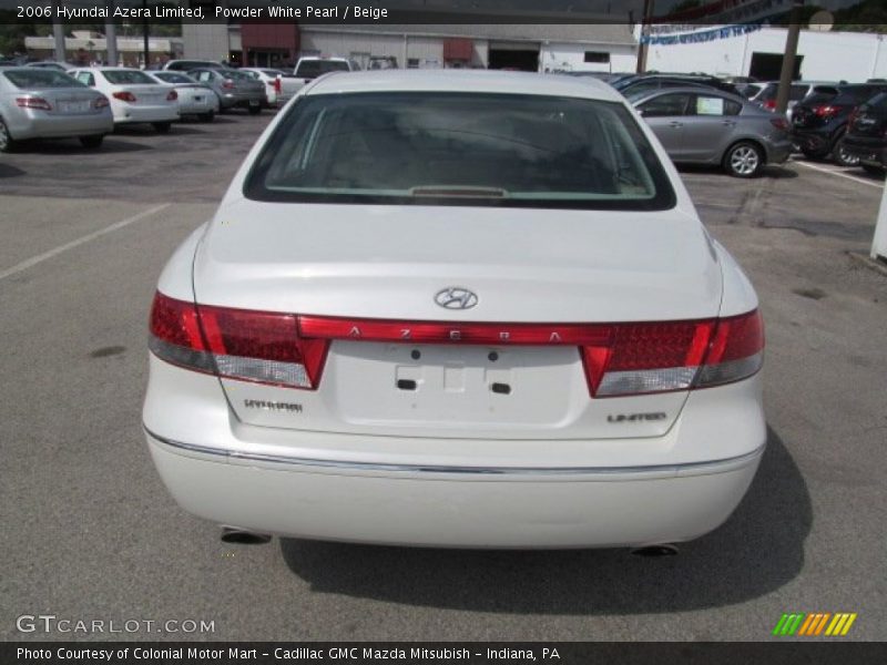  2006 Azera Limited Powder White Pearl