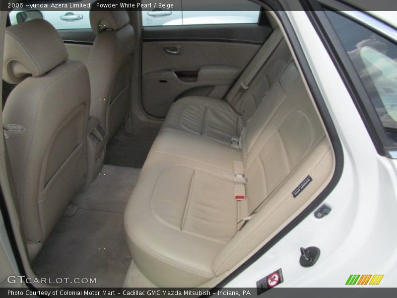 Rear Seat of 2006 Azera Limited