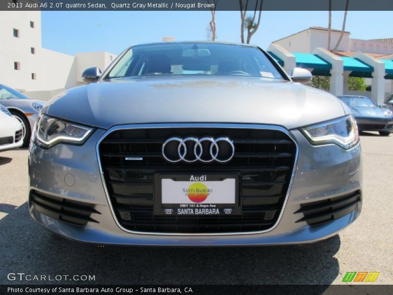 Quartz Gray Metallic / Nougat Brown 2013 Audi A6 2.0T quattro Sedan