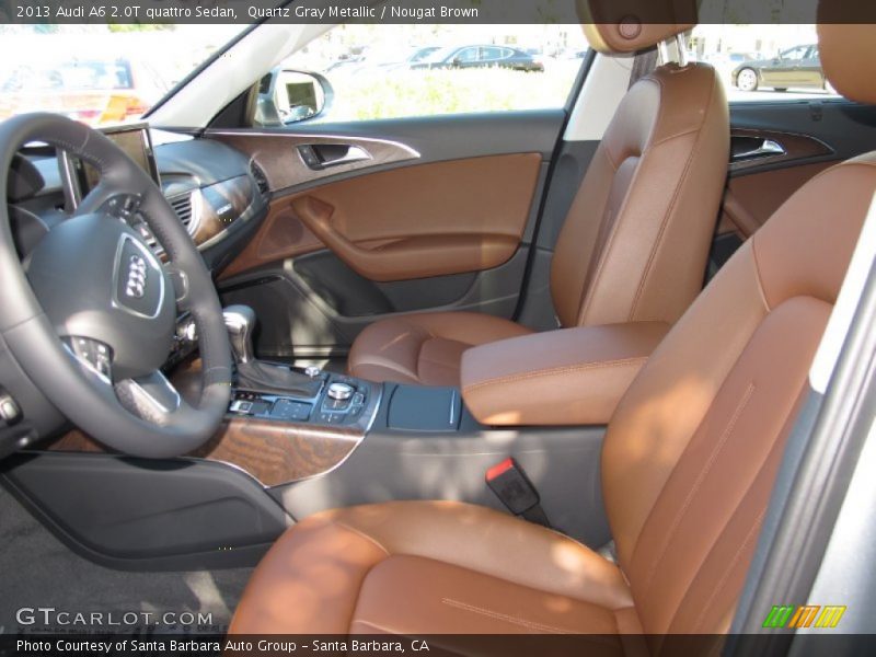 Front Seat of 2013 A6 2.0T quattro Sedan