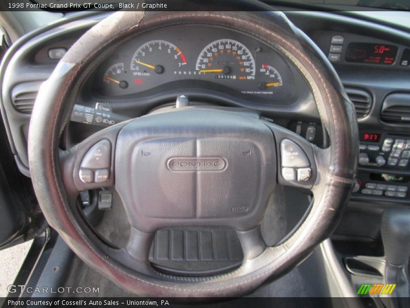 Black / Graphite 1998 Pontiac Grand Prix GT Coupe