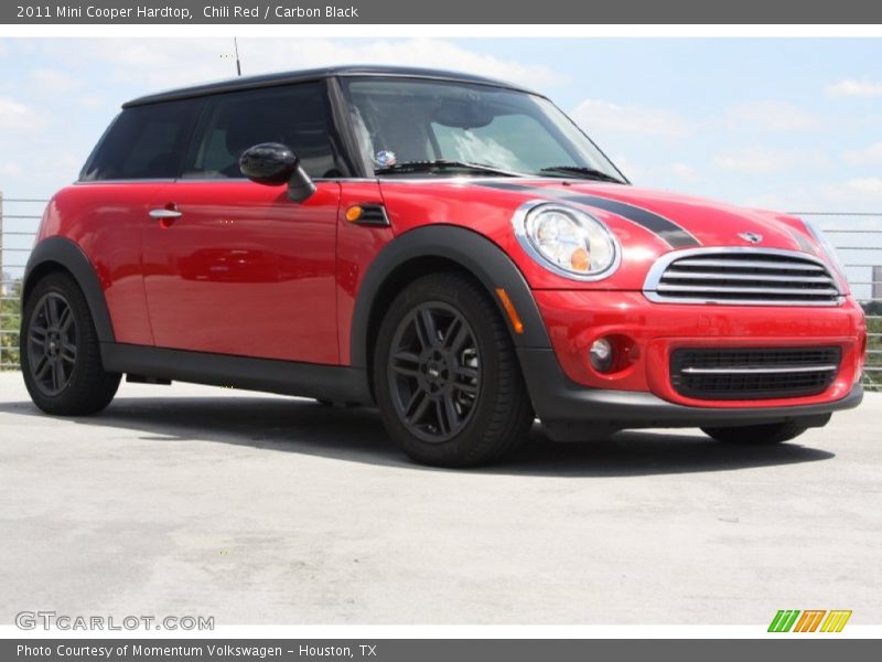 Chili Red / Carbon Black 2011 Mini Cooper Hardtop