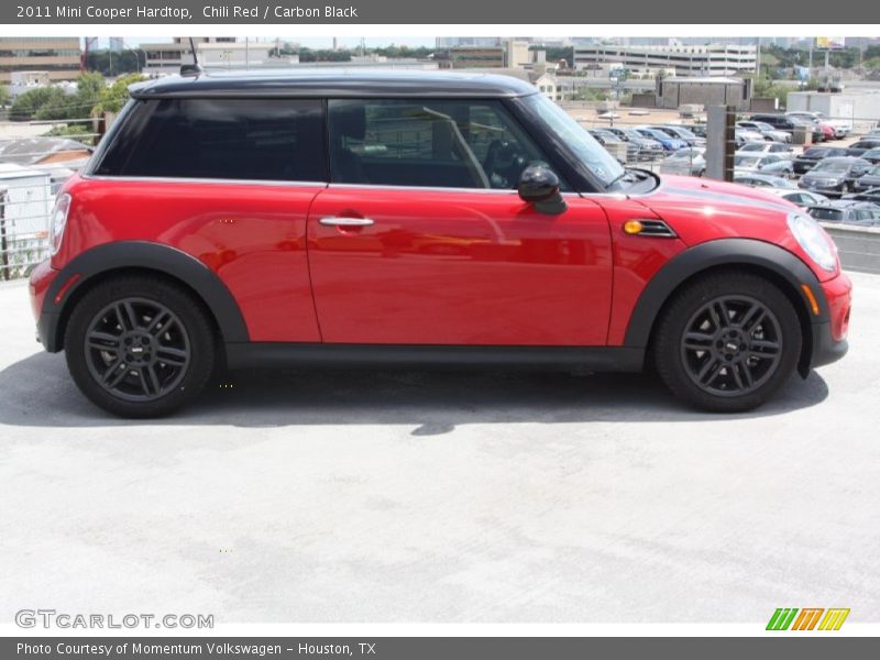 Chili Red / Carbon Black 2011 Mini Cooper Hardtop
