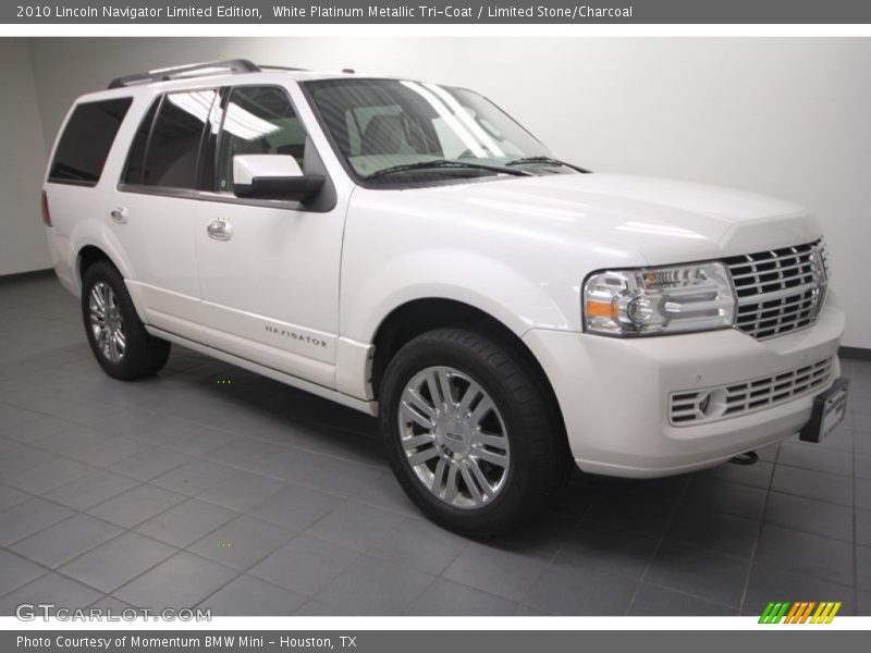 White Platinum Metallic Tri-Coat / Limited Stone/Charcoal 2010 Lincoln Navigator Limited Edition