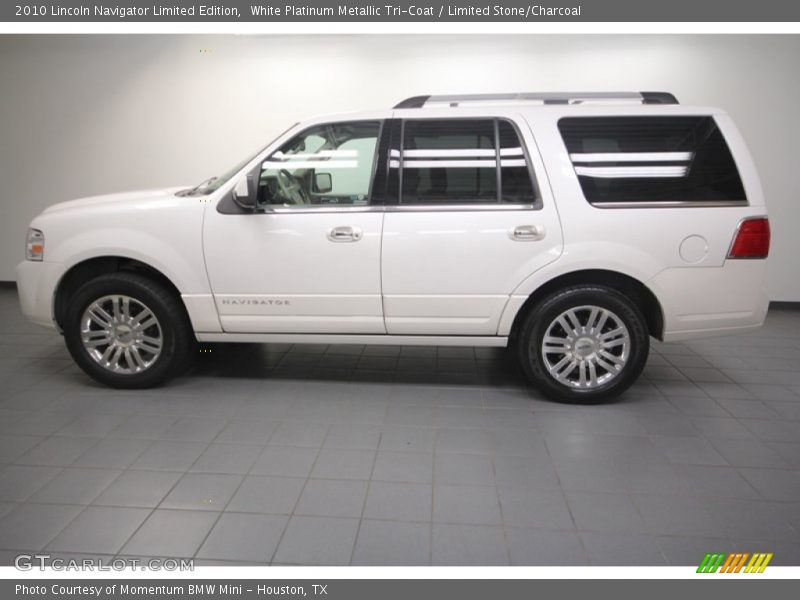 White Platinum Metallic Tri-Coat / Limited Stone/Charcoal 2010 Lincoln Navigator Limited Edition