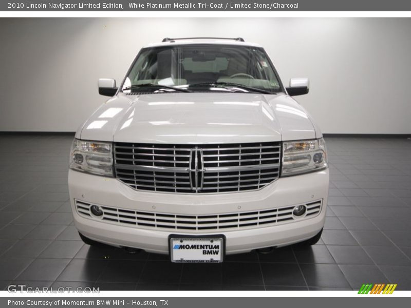 White Platinum Metallic Tri-Coat / Limited Stone/Charcoal 2010 Lincoln Navigator Limited Edition