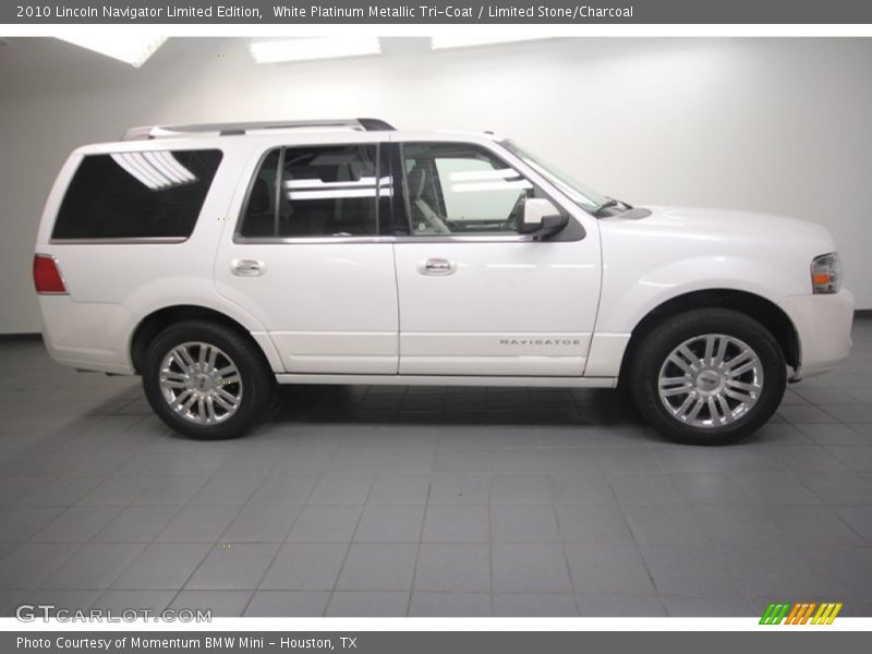 White Platinum Metallic Tri-Coat / Limited Stone/Charcoal 2010 Lincoln Navigator Limited Edition