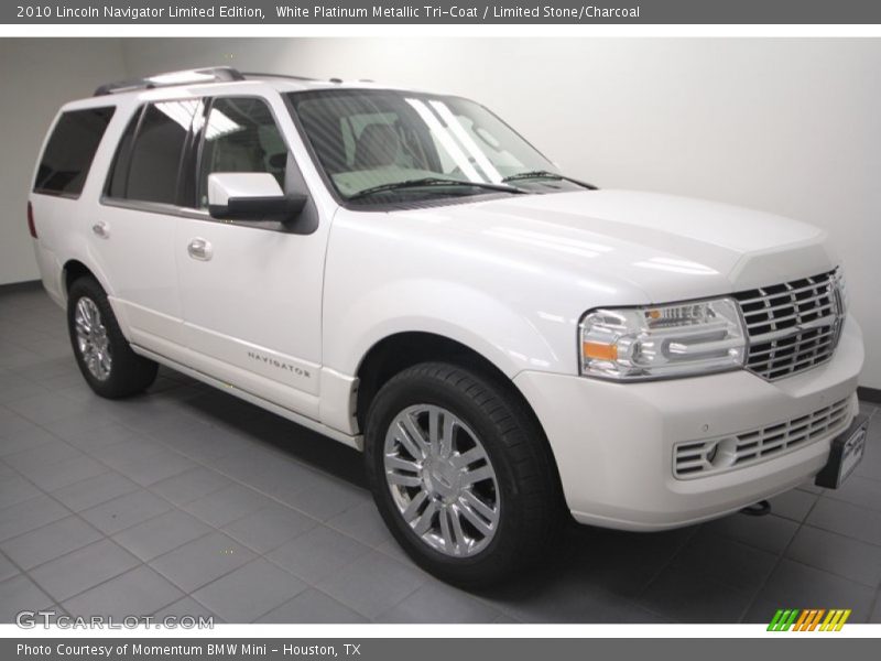 White Platinum Metallic Tri-Coat / Limited Stone/Charcoal 2010 Lincoln Navigator Limited Edition