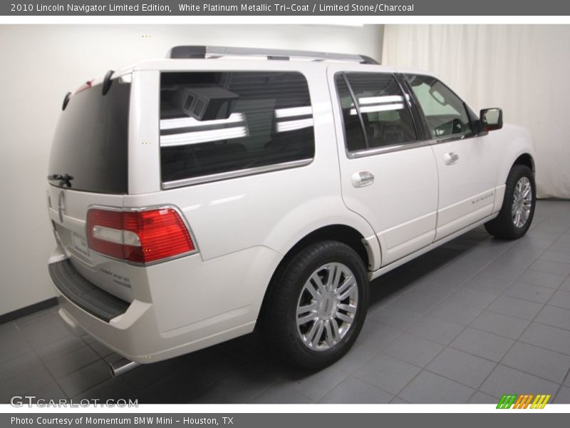 White Platinum Metallic Tri-Coat / Limited Stone/Charcoal 2010 Lincoln Navigator Limited Edition