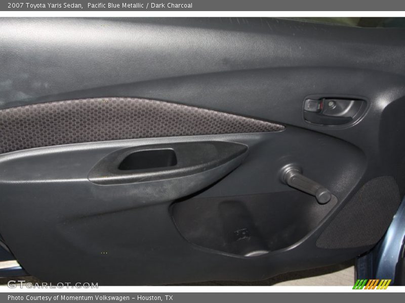 Pacific Blue Metallic / Dark Charcoal 2007 Toyota Yaris Sedan