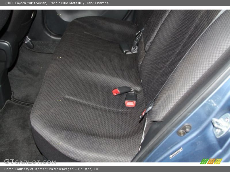 Pacific Blue Metallic / Dark Charcoal 2007 Toyota Yaris Sedan