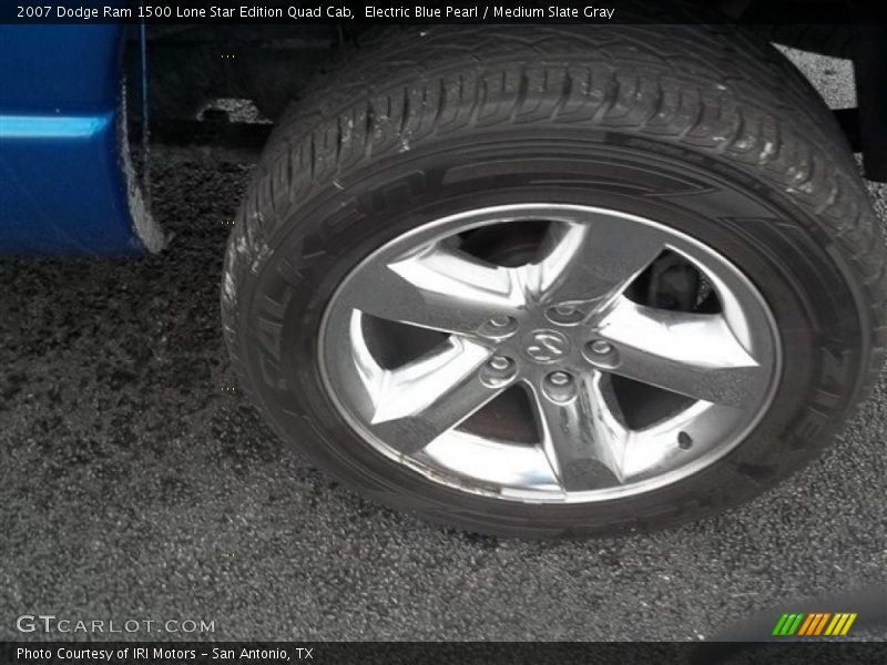 Electric Blue Pearl / Medium Slate Gray 2007 Dodge Ram 1500 Lone Star Edition Quad Cab
