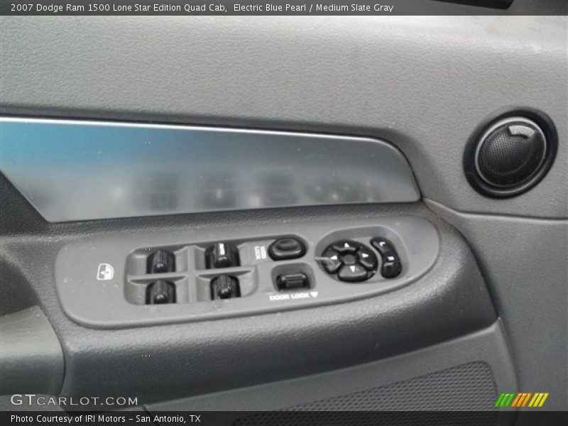 Electric Blue Pearl / Medium Slate Gray 2007 Dodge Ram 1500 Lone Star Edition Quad Cab