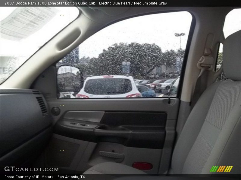 Electric Blue Pearl / Medium Slate Gray 2007 Dodge Ram 1500 Lone Star Edition Quad Cab