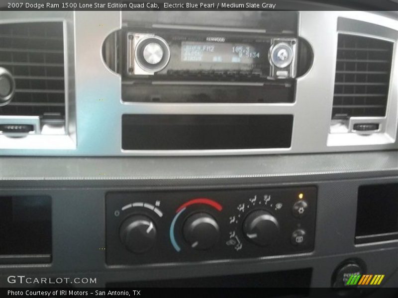 Electric Blue Pearl / Medium Slate Gray 2007 Dodge Ram 1500 Lone Star Edition Quad Cab