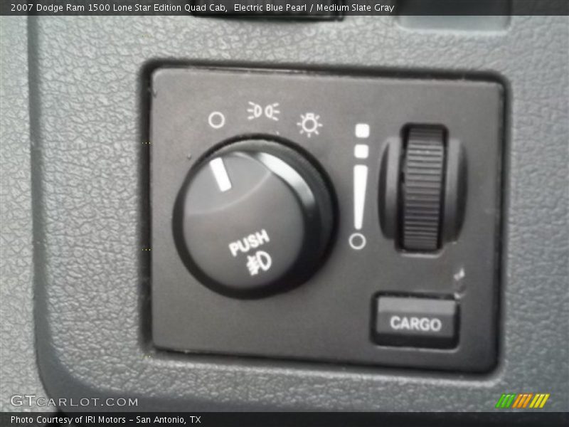 Electric Blue Pearl / Medium Slate Gray 2007 Dodge Ram 1500 Lone Star Edition Quad Cab