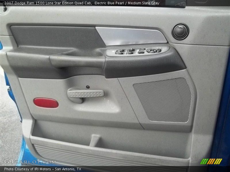 Electric Blue Pearl / Medium Slate Gray 2007 Dodge Ram 1500 Lone Star Edition Quad Cab