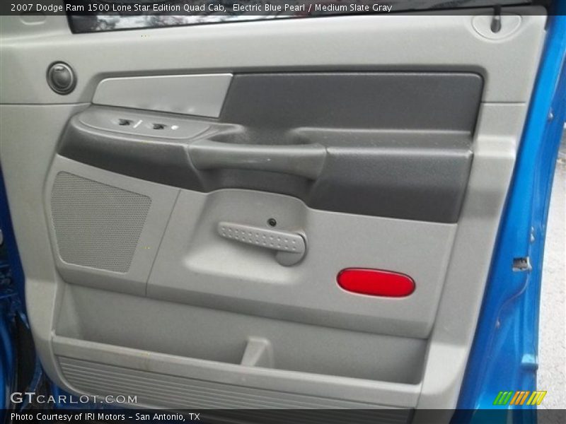 Electric Blue Pearl / Medium Slate Gray 2007 Dodge Ram 1500 Lone Star Edition Quad Cab