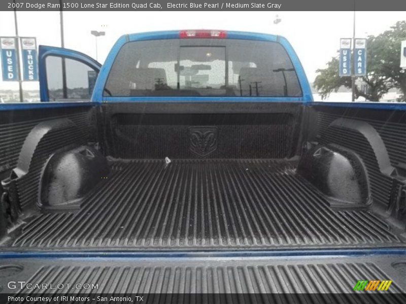 Electric Blue Pearl / Medium Slate Gray 2007 Dodge Ram 1500 Lone Star Edition Quad Cab