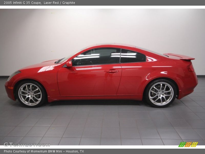 Laser Red / Graphite 2005 Infiniti G 35 Coupe
