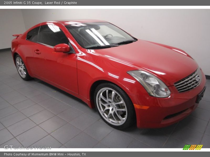Laser Red / Graphite 2005 Infiniti G 35 Coupe