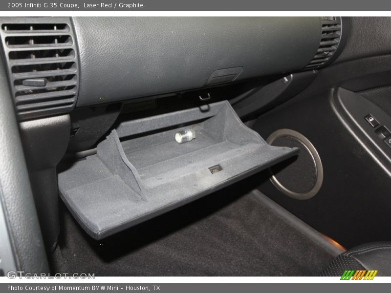Laser Red / Graphite 2005 Infiniti G 35 Coupe
