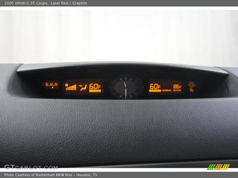 Laser Red / Graphite 2005 Infiniti G 35 Coupe
