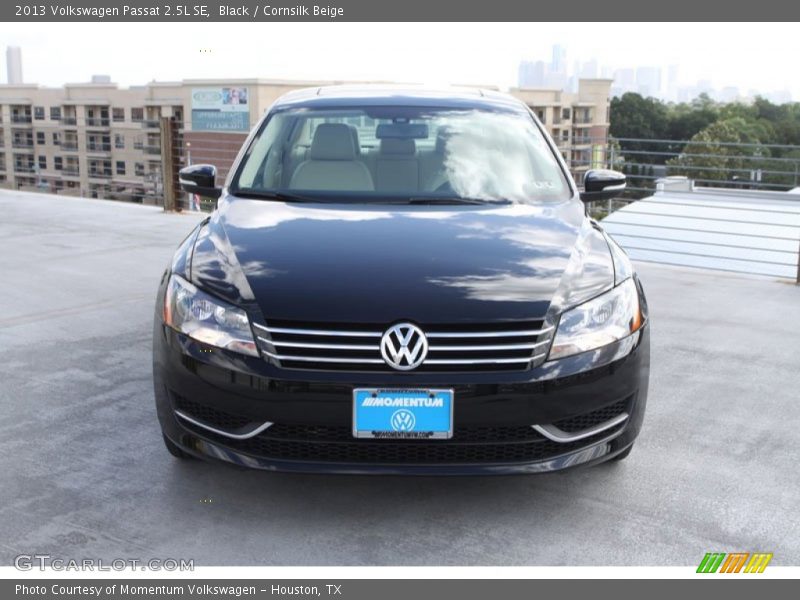 Black / Cornsilk Beige 2013 Volkswagen Passat 2.5L SE