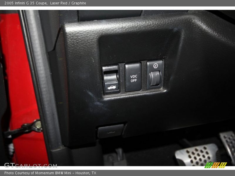 Laser Red / Graphite 2005 Infiniti G 35 Coupe