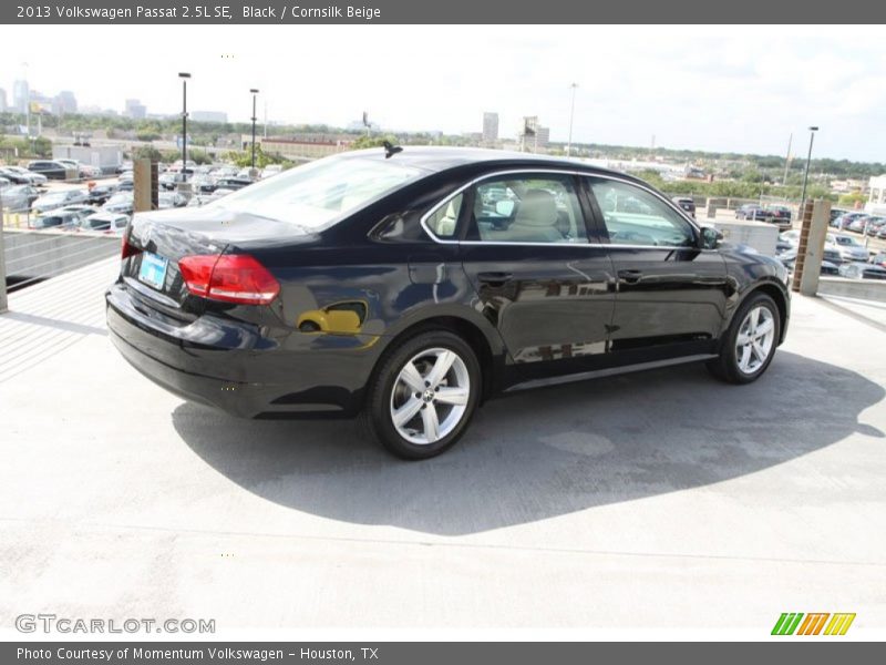Black / Cornsilk Beige 2013 Volkswagen Passat 2.5L SE